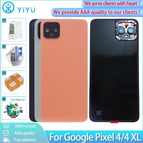 Original For Google Pixel 4 XL Back Battery Cover Door Rear Housing Case Replacement For Google Pixel 4 Back Cover Battery Door