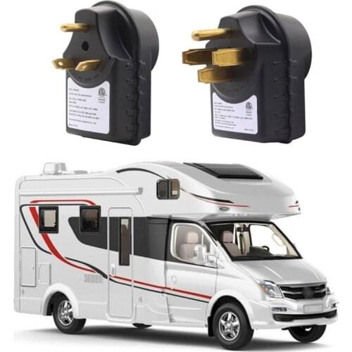 Professional Automatic Surge Protector Adapter 30A/50A Trailer Circuit Analyzer Circuit Detector Power Tester