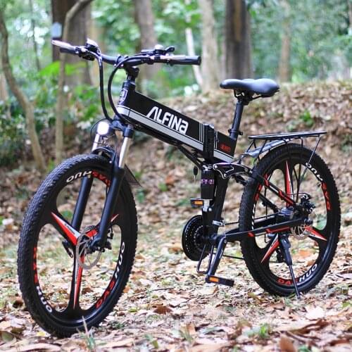 ALFINA FX80 folding electric bicycle 36V12.8AH 250W Motor 25KM/h Folding Mountain ebike Bicicleta Eletrica 26 Inch