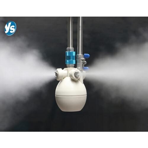 Gas-water Mixed Two-fluid Humidifier Factory Textile Workshop Cooling Spray Dry Fog Gas-water Hybrid Humidifier Misting Machine
