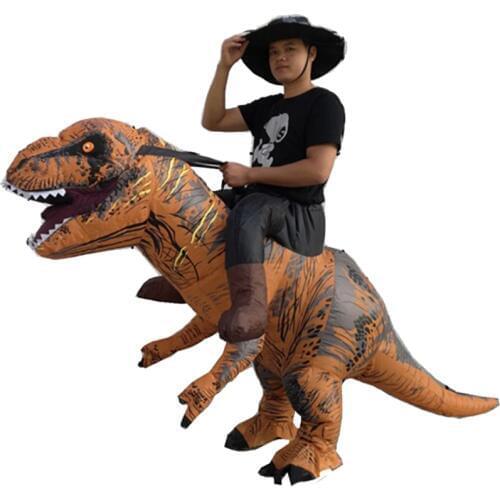 T-REX dinosaur Inflatable costume for Carnival day Adult Fancy Dress Costume Halloween costume for woman men
