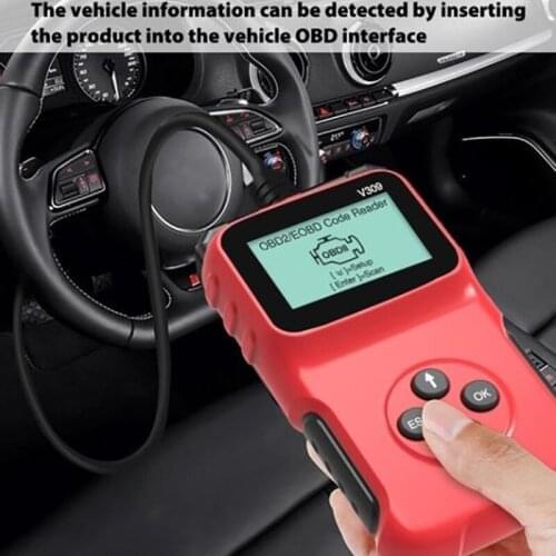 V309 EOBD Scanner Code Reader Data Tester Auto Scan Diagnostic Tool