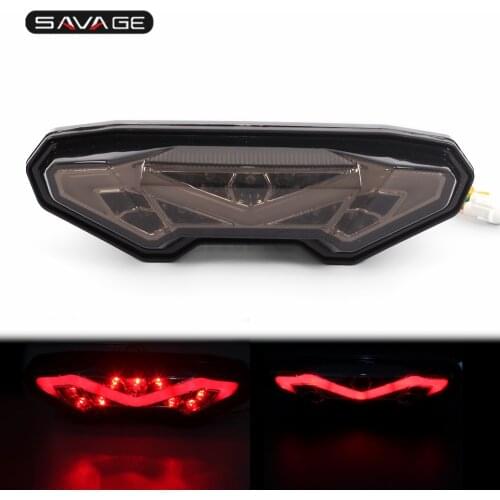 Integrated LED Tail Light Turn Signals Blinker For YAMAHA MT-09 TRACER MT09 900/GT FZ-09 10 Motorcycle Rear Stop Taillight MT-10