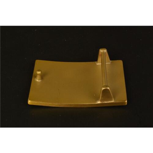 High quality men solid brass belt buckle DIY leather craft accessories