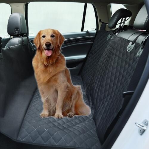High quality quilted Dog Seat Cover for Cars, dog cover in car Dog Hammock non slip Oxford Waterproof hammock of pets