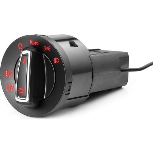 1PIC 14PIN Auto Headlight Switch Fog Light Control Switch for Car For Volkswagen Golf Mk4 Passat B5 Polo Car Headlight Switch