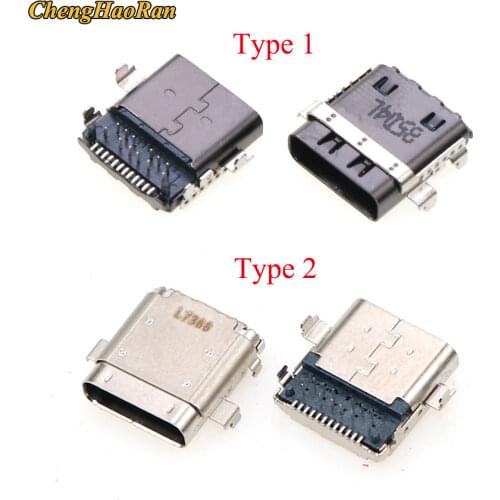 2-50PCS Laptop DC Jack Power Cable Socket Connector Port Cable Charging Port For Dell XPS12 9250 XPS12D 9Q23 9Q33 TYPE-C USB C