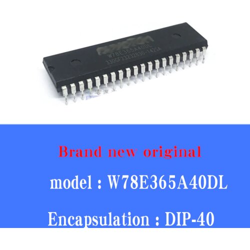 5/pcs Lot New spot W78E365A40DL W78E365A40 in-line DIP-40 microcontroller chip