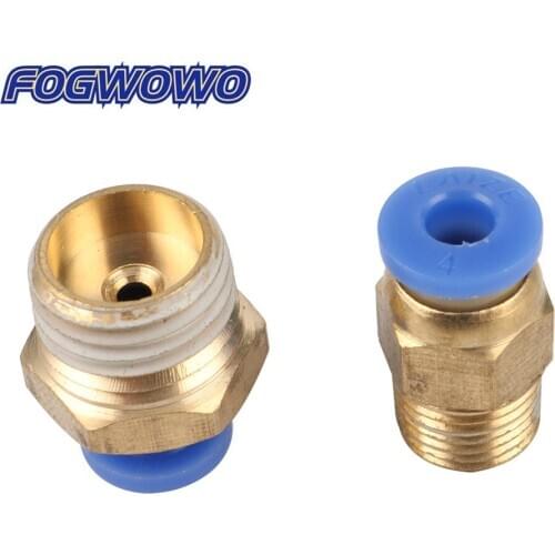 5 Pcs Garden Irrigation Tools Hose Interface 4mm To 1/8" 1/4" Male Thread Brass Air Pipe Connector Quick Connector Water Pipes