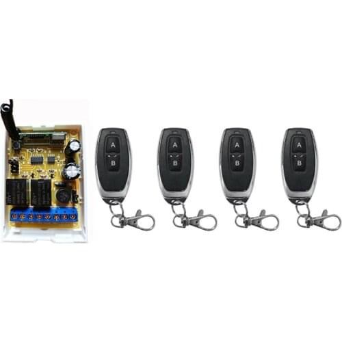 DC12V DC24V 2CH RF Wireless Remote Control Relay Switch Security System Garage Doors, Electric Doors/window /lamp