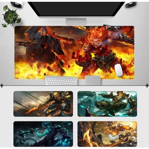 Brand League of Legends Wukong Mouse Pad Gamer Keyboard Maus Pad Desk Mouse Mat Game Accessories For Overwatch