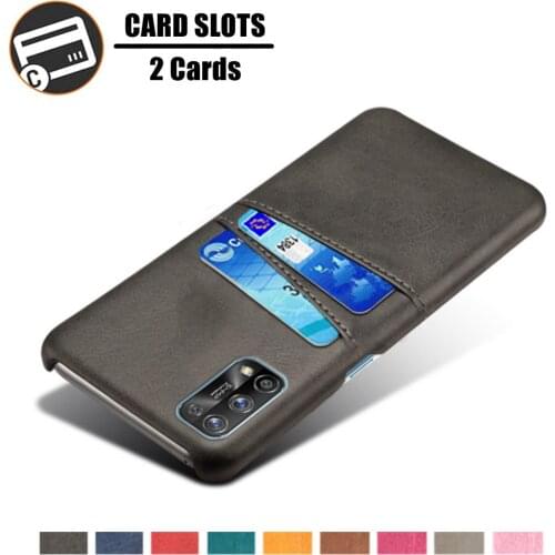 Card Slots Wallet Cover For OPPO Realme 6 X7 7 X50 5 i Narzo 20A C12 C17 Business Case For Oppo F17 Reno4 Pro A12e A53 A72 Funda