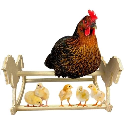 Backyard Chicken Perch Strong Wooden Roosting Bar Toys Solid Wood Cage Accessories for Coop Brooder for Large Bird Baby Chicks