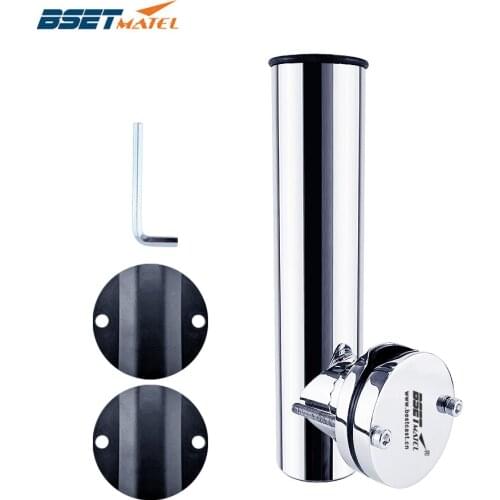 Stainless Steel 316 Fishing Rod Rack Holder Rail Mounted Rest Pole Bracket Support for 25 to 51mm Rail Marine Boat Accessories