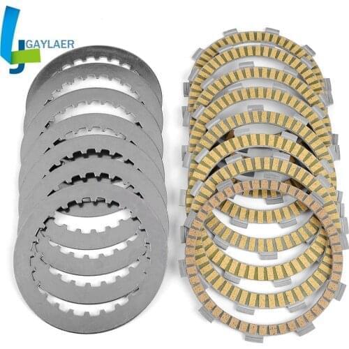 Clutch Plates Steel Friction Plate for Honda XRV650 Africa Twin 1988-1989 NT650 Deauville 1998-2005 XL650V Transalp 650 2000-07