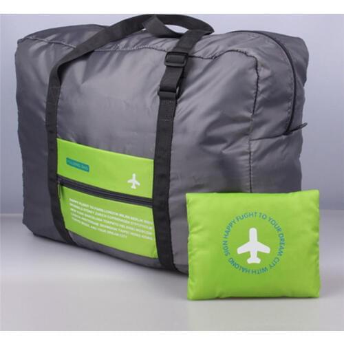 Home 32L Large Capacity Luggage Packing Tote/Shoulder For Travel Shopping Big Bag Folding Clothes Storage Pouch Organizer