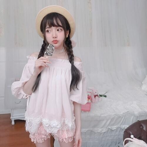 Блузки в полоску Loliloli Yoyo China At AliExpress