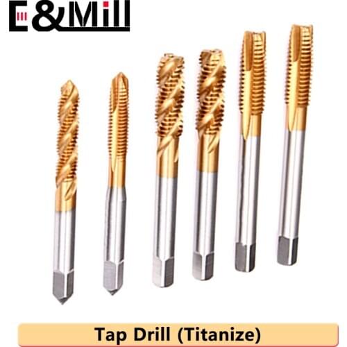 Machine tap m6 thread m5 tapping m3 drill bit m8 tapping m10 stainless steel m12 teeth m4 tip screw cnc tap drill mill cutter