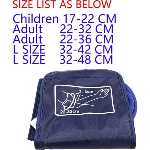 Children Adult fat people L Arm Blood Pressure Cuff Belt for Blood Pressure Monitor Arm Blood Pressure Monitor Meter Tonometer