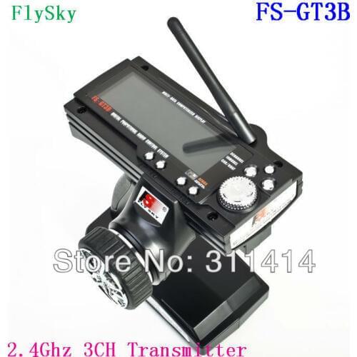 NEW!!! HOT!! Flysky FS GT3B FS-GT3B 2.4G 3CH Gun Controller + Receiver Transmitter For RC Car Boat + Free Shipping DropShipping