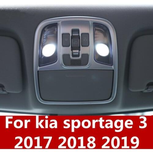 Trimming decorative frame car interior top reading lamp frame Panel frame car caraccessories For kia sportage 3 2017 2018 2019