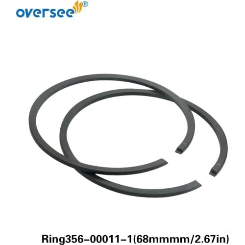 356-00011 Piston Ring STD For Tohatsu Outboard Motor 2T 40HP 50HP Inclued 346-00011-0 Mercury Mercruiser 16054A4, 39-16054A4