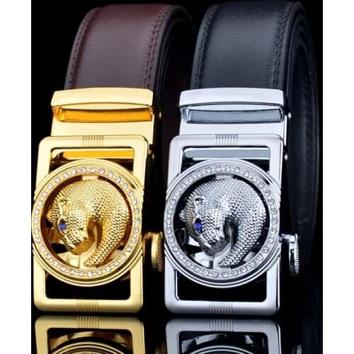 New Fashion designer Male Real Leather Strap Belts Vintage Designer Cowhide for Men Jeans Luxury diamonds Belt