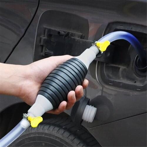 Manual Pumping Unit Gasbag Pumping Unit Oil Leakage Proof 3 Meters Transparent Hose With Control Valve Clamp