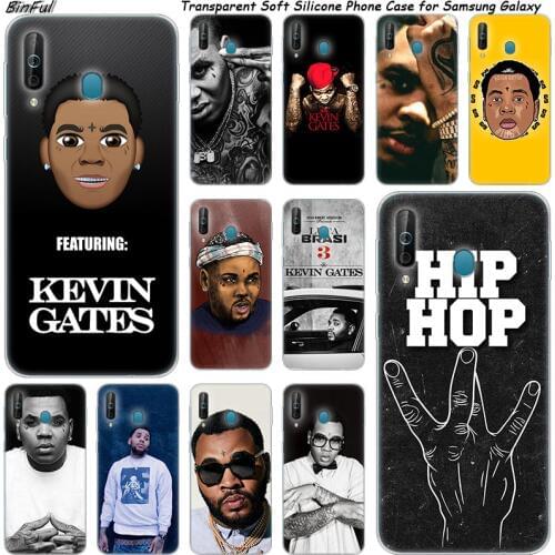Hot Lil Wayne Kevin Gates Silicone Phone Case For Samsung Galaxy A80 A70 A60 A50 A40 A40S A30 A20E A2CORE M40 Note 10 Plus 9 8 5