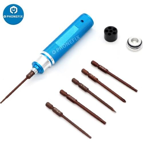 1.5/2.0/2.5/3.0mm Hex Screwdriver Wrench Tool Kit for RC Helicopter Repair Kit Quadcopter RC Models Car Drone Repair Hand Tools