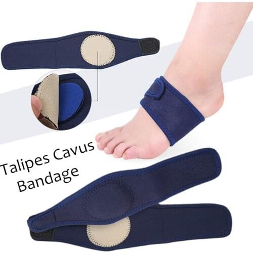 1 Pair Professional Outdoor Feet Care Breathable Pain Relief Flatfoot Orthotic Elastic Foot Bandage Heels Cushion Strap