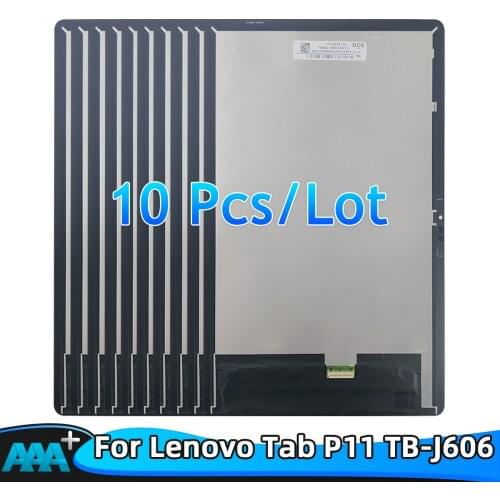 10Pcs AAA+++ LCD 11" For Lenovo Tab P11 / P11 Plus TB-J606 TB-J606F TB-J606L/N LCD Display with Touch Screen Digitizer Assembly