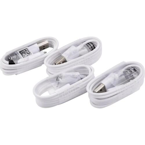 100pcs/lot 100% Original Micro USB 1.2m Micro USB Cable Sync Charger Cable For Samsung S7 Edge s5 S6 note 4 5 Data line