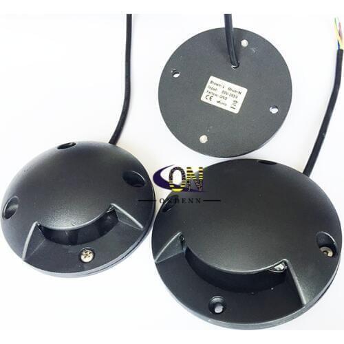 24pcs Grey Body Outdoor IP65 LED Landscape Lamps 4W Dimmable AC85-265V 12V LED Floor Deck Stair Steps Road Yard Garden Spotlight