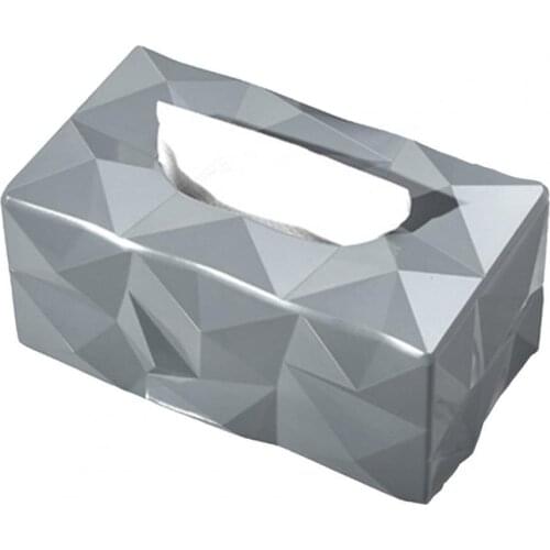 3 Colors Tissue Box Rectangle Water-proof Melamine Wear-resistant Tissue Box Cover for Home Kitchen Storage Organization