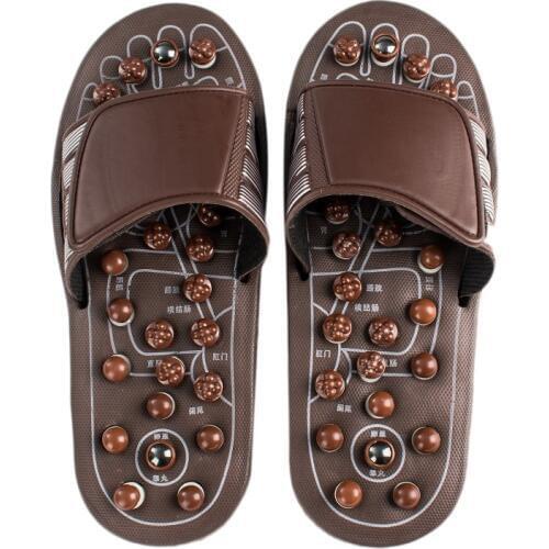 ABDB-Acupressure Foot Massager Massage Slippers Shoes Reflexology Sandals Relief Plantar Fasciitis Arthritis for Men Women