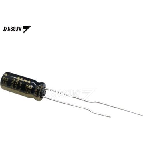 20PCS Original ELNA RA3 25V47UF 5X11MM audio Aluminum electrolytic capacitor 47uF/25V 85 degrees 25v 47uF ra3