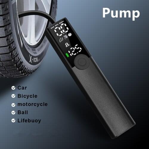 Car Electrical Air Pump Mini Portable Wireless Tire Inflatable Inflator Air Compressor Pump&TPMS for Car Motorcycle Bicycle ball