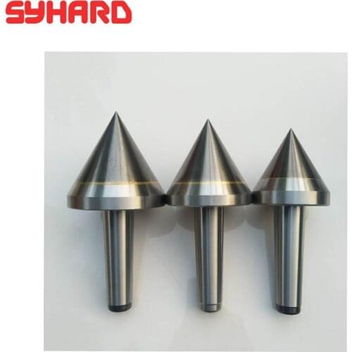 Excircle Big Head Alloy Live Centre With Tungsten Steel For Grinding Machine Lengthen Morse MT3/MT4/MT5/MT6 Shank