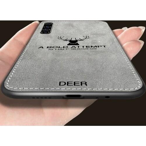 Luxury Cloth Phone Case For OPPO A91 A31 A52 A72 A92 A53 A53S A1K A3S A5S F5 F7 F11 Pro Realme X3 Superzoom Cover Silicone Case
