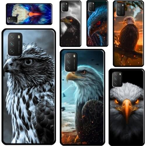 Eagle Hawk Bird Animal For POCO X3 Pro M3 F1 F2 F3 Phone Case For Xiaomi Mi 11 Lite 9 10 A3 Mi 11 Ultra 10T Pro