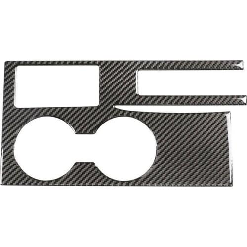 Real Carbon Fiber Water Cup Holder Panel Cover Fit for Honda CRV CR-V 2007-2011