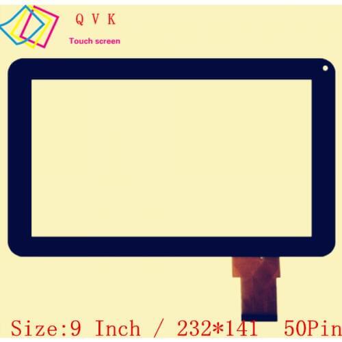 Black 9 inch for eStar Zoom HD Quad Core MID9024 MID9034 Capacitive touch screen panel repair replacement spare parts