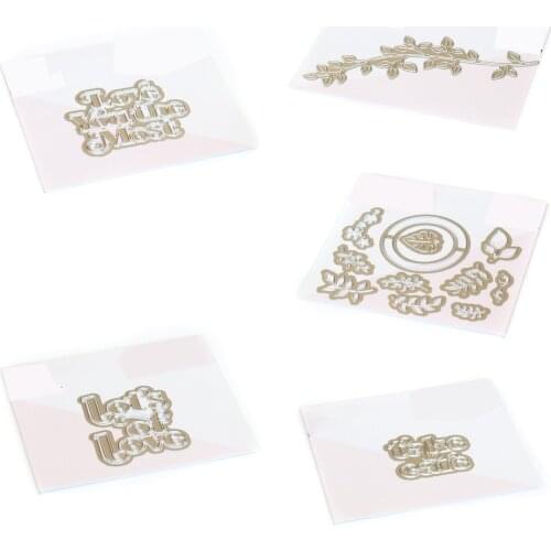 Mothers Day Flower Metal Cutting Dies for DIY Scrapbooking Crafts Dies Cut Stencils Maker Photo Album Template Handmade