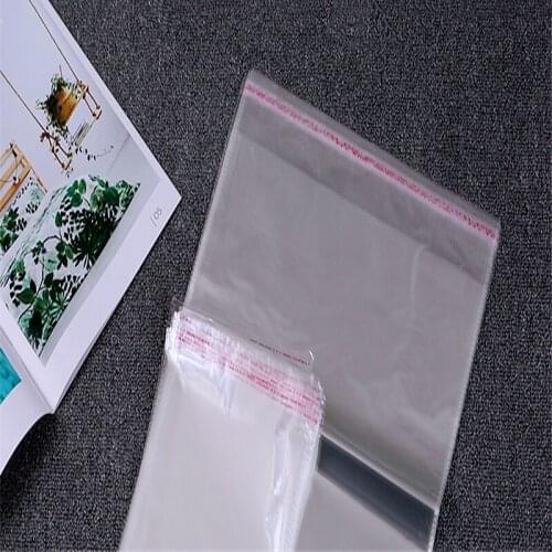 D&P 1000pcs Self Adhesive Seal Plastic Resealable Gift pouch Transparent OPP Poly/Gift/Jewelry Bag Clear Retail Packaging Bags