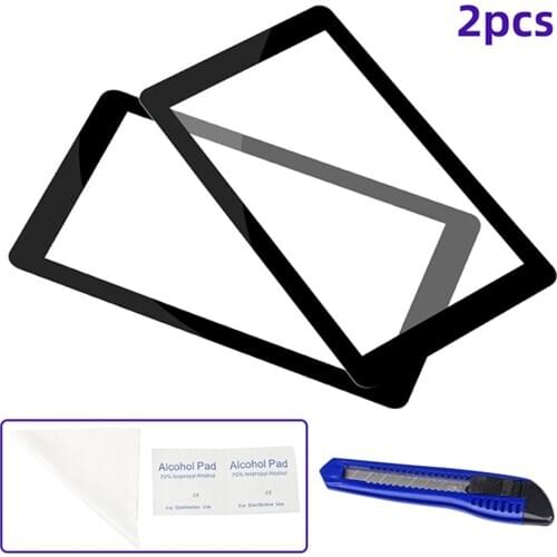 2pcs/set 9H Tempered Glass Protective Film 5.5 Inch LCD Display Protector for Wanhao D7 (+) Anycubic Photon 3D Printer Parts