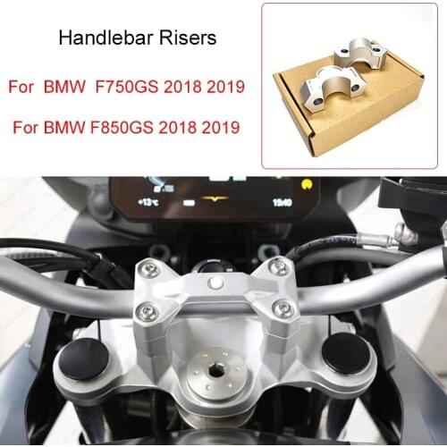 F750GS F850GS ADV Brand New CNC 22mm 28mm Handlebar Risers Clamp Height up Adapter For BMW F750GS F850GS Adventure 2018 2019