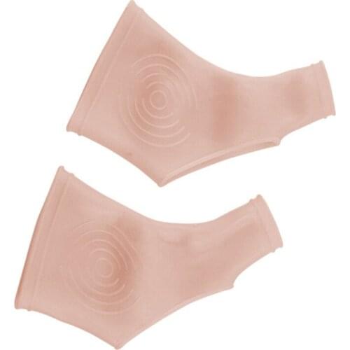 H7JC 2Pcs/Pair Silicone Gel Wrist Support Braces Fingerless Compression Gloves Thumb Stabilizer for Pain Relief Arthritis