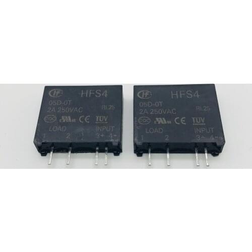 HFS4-05D-0T input 5VDC output 2A250VAC relays