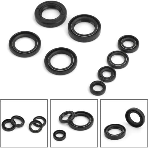Artudatech Engine Oil Seal Kit Fit for Yamaha DT125 DT175 MX125 MX175 IT175 YZ125 1974-1983 Motorcycle Accessories Parts